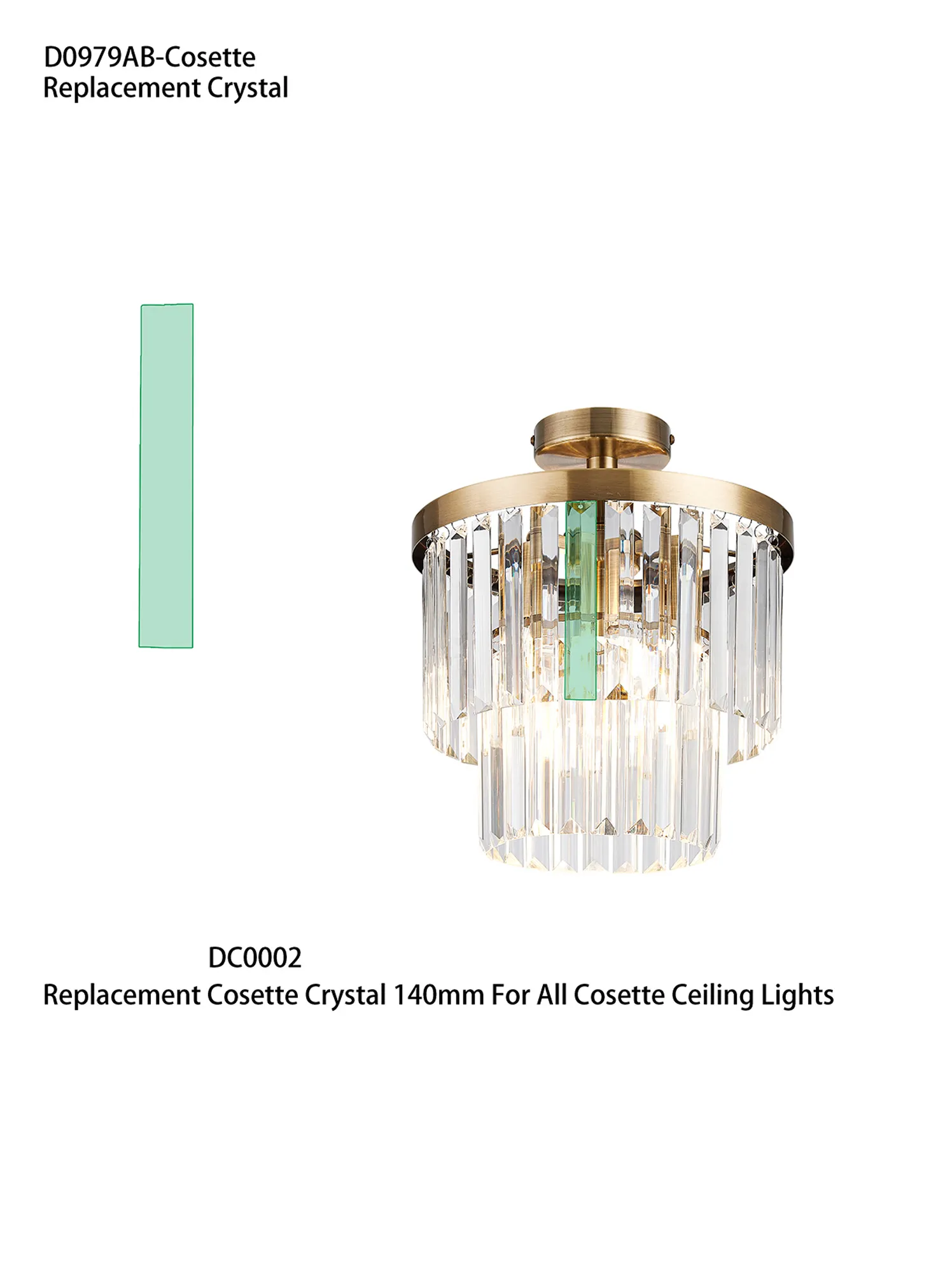 Cosette Accessories Crystal Components Deco Crystal